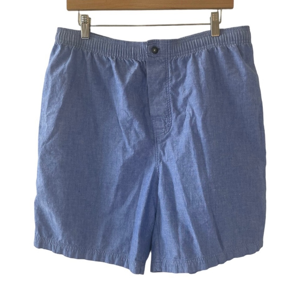 Christian Dior Monsieur Lightweight Chambray Shorts.   S/M